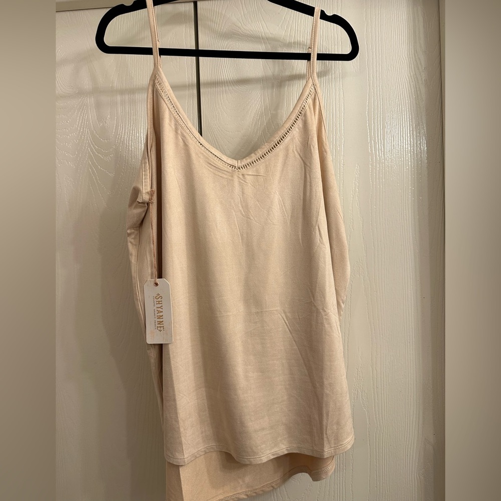NWT Faux Suede Tank Top, XXL
